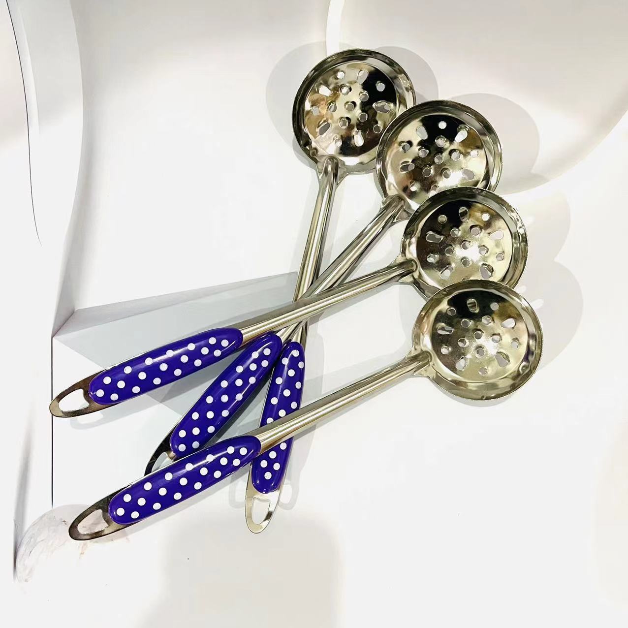【 Zone 2-10 】 Full Sky Star strainer 10/ bundle 1500/ piece Full Sky Star strainer metal spoon Household kitchen Long handle hot Pot Spoon Strainer spoon 1 yuan supply pic 5