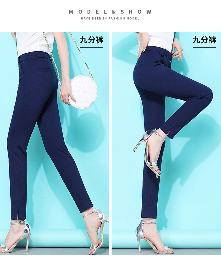七分裤女宽松夏季薄款2024新款哈伦大码胖mm冰丝中裤马裤休闲短裤详情17