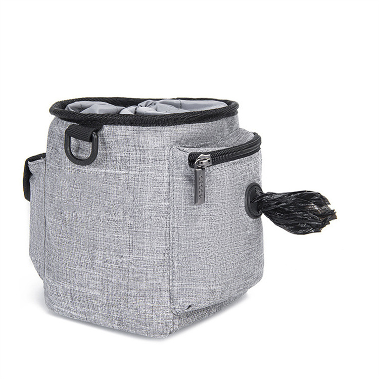 Factory direct sales of customized pet training bags, portable snack bags for dog outings, dog walking bags, multi-purpose garbage collection bags, and dog training waist bags pic 6