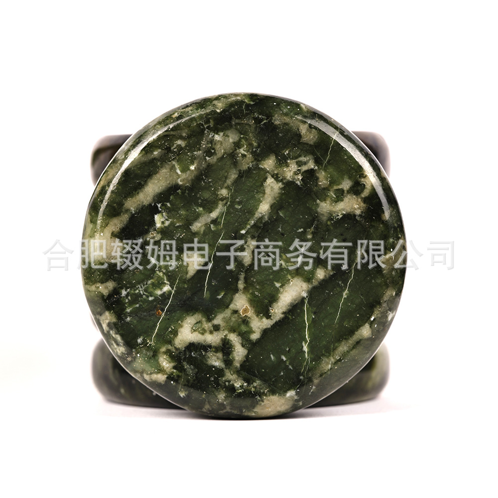 天然岫玉玉石能量按摩石SPA精油背部刮痧加热热敷推拿养生石经络按摩详情26