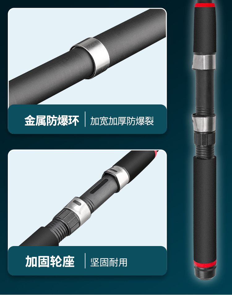 The Barbarian Era long-range fishing rod set combination fishing rod includes long-range fishing rods, single sea rods, swing rods and throw rods for sea fishing pic 18