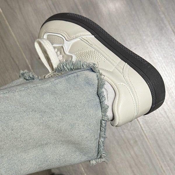 赵露思同款原创复古厚底德训板鞋2025春秋新款学生百搭休闲小白鞋详情5