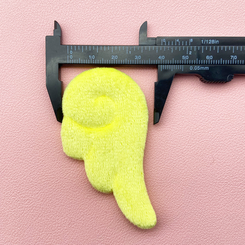 热销秋冬毛绒天使翅膀diy布艺发夹头饰饰品配件服饰辅料义乌配饰详情4