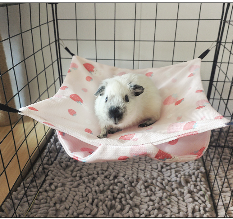 Cross-border pets: ferrets, guinea pigs, summer pets, hanging sleeping bags, hamsters, sugar gliders, squirrels, double-layer ice silk hammocks pic 8