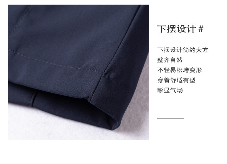 一件代发春秋季中老年男士商务夹克男士休闲外套爸爸行政夹克男装详情5