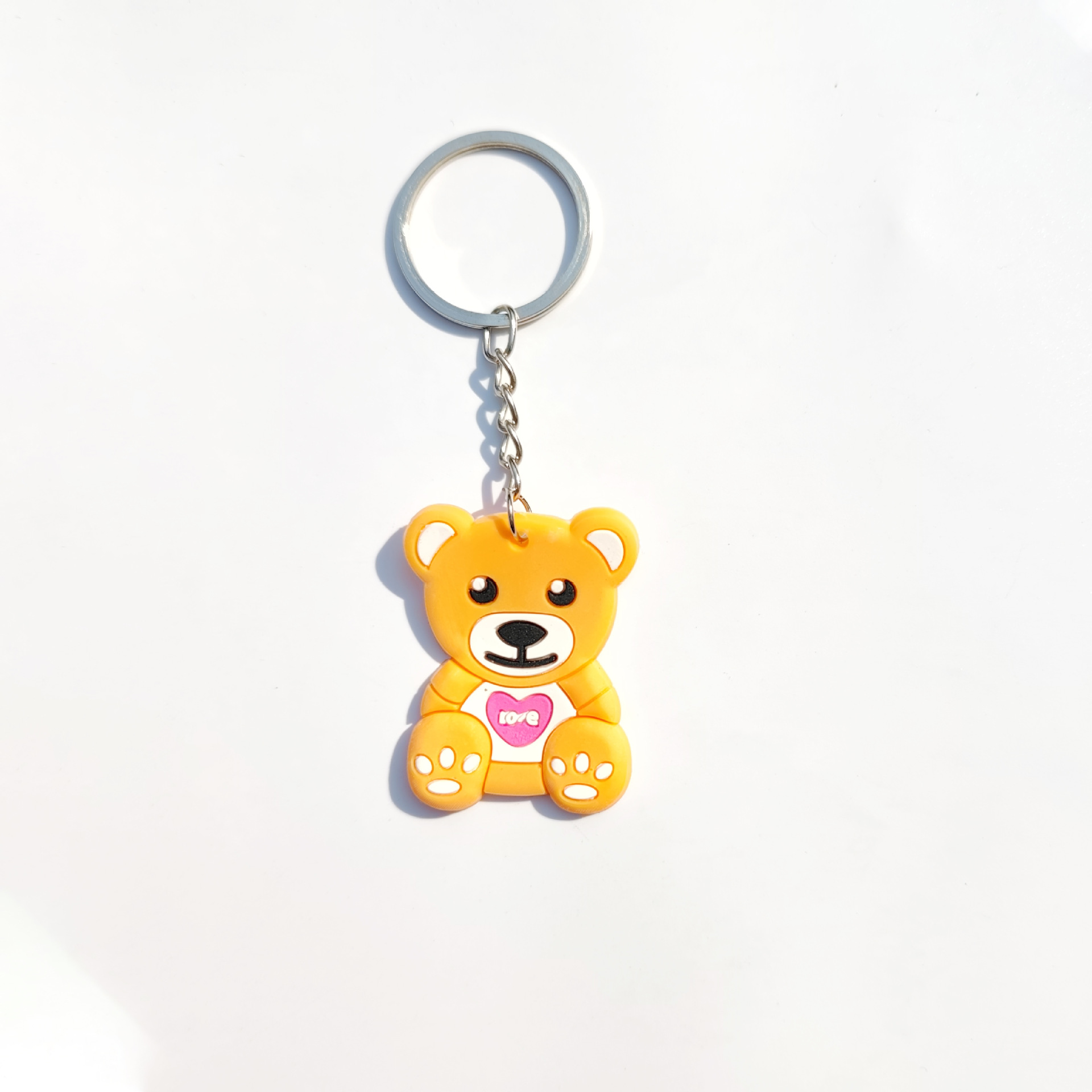 跨境新款动物钥匙扣礼品卡通可爱挂件PVC软胶森林动物钥匙链批发详情31