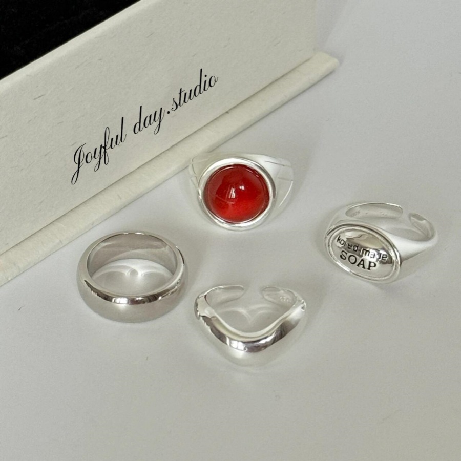 Korean zircon diamond ring for women, 925 sterling silver spring/Summer, niche, light luxury, high-end index finger ring, open ring wholesale pic 10