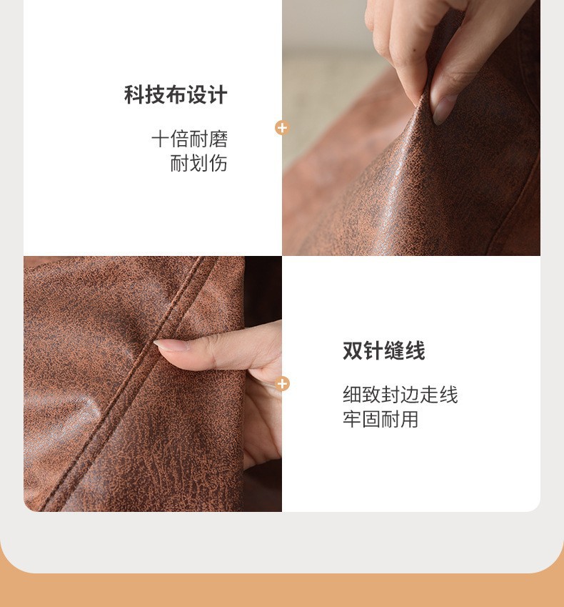 In-stock fabric cover, tech fabric, lazy sofa, tatami, bean bag cover, bean bag fabric cover, coat pic 10