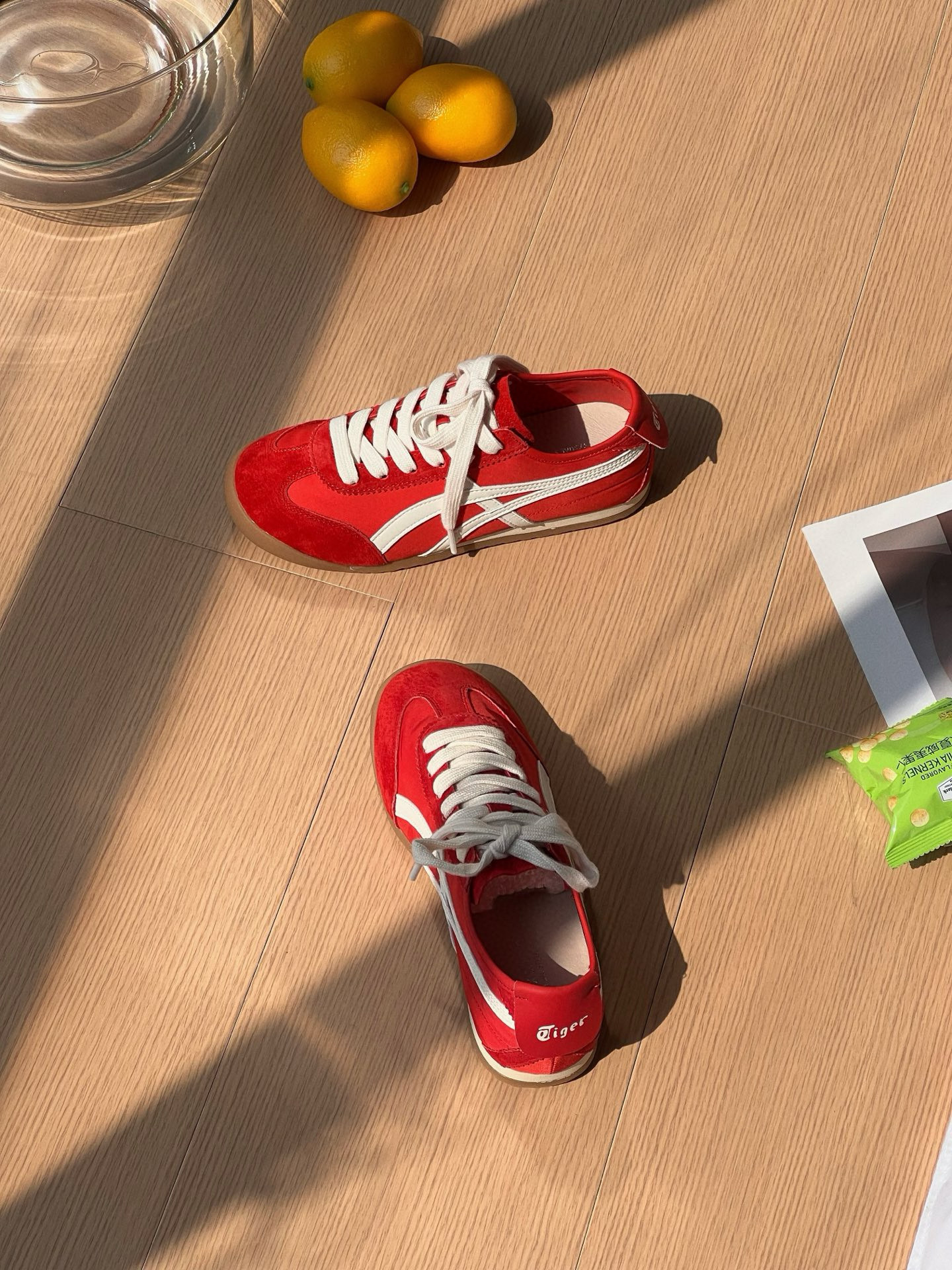 Leather retro red De Xun shoes for women, 2025 new style American flat sports Forrest Gump casual shoes, cowhide white sneakers pic 13