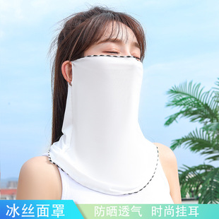 冰丝挂耳面罩三角巾脖套网眼防晒户外骑行钓鱼防风围脖男女面巾夏详情28