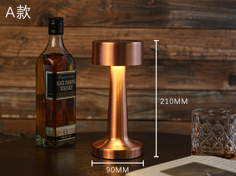 智能金属复古台灯 酒吧氛围灯 吧台餐桌装饰灯 清吧咖啡厅古典台灯 现代简约风格详情3