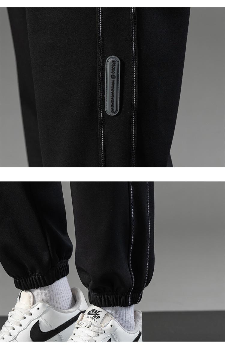 厂家直销2024秋冬新款潮流男士运动卫裤宽松束脚裤详情13