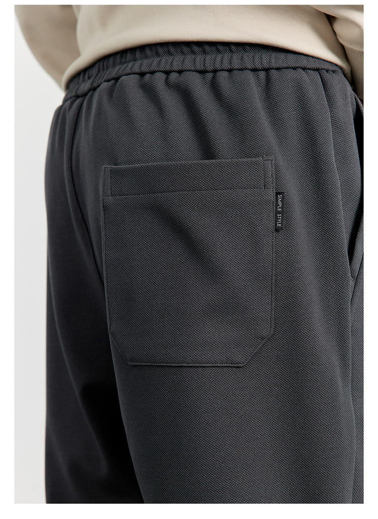 WOOG2005男装2024秋冬季新款抗皱束脚休闲裤男士卫裤运动裤 时尚舒适耐磨男士运动裤详情20