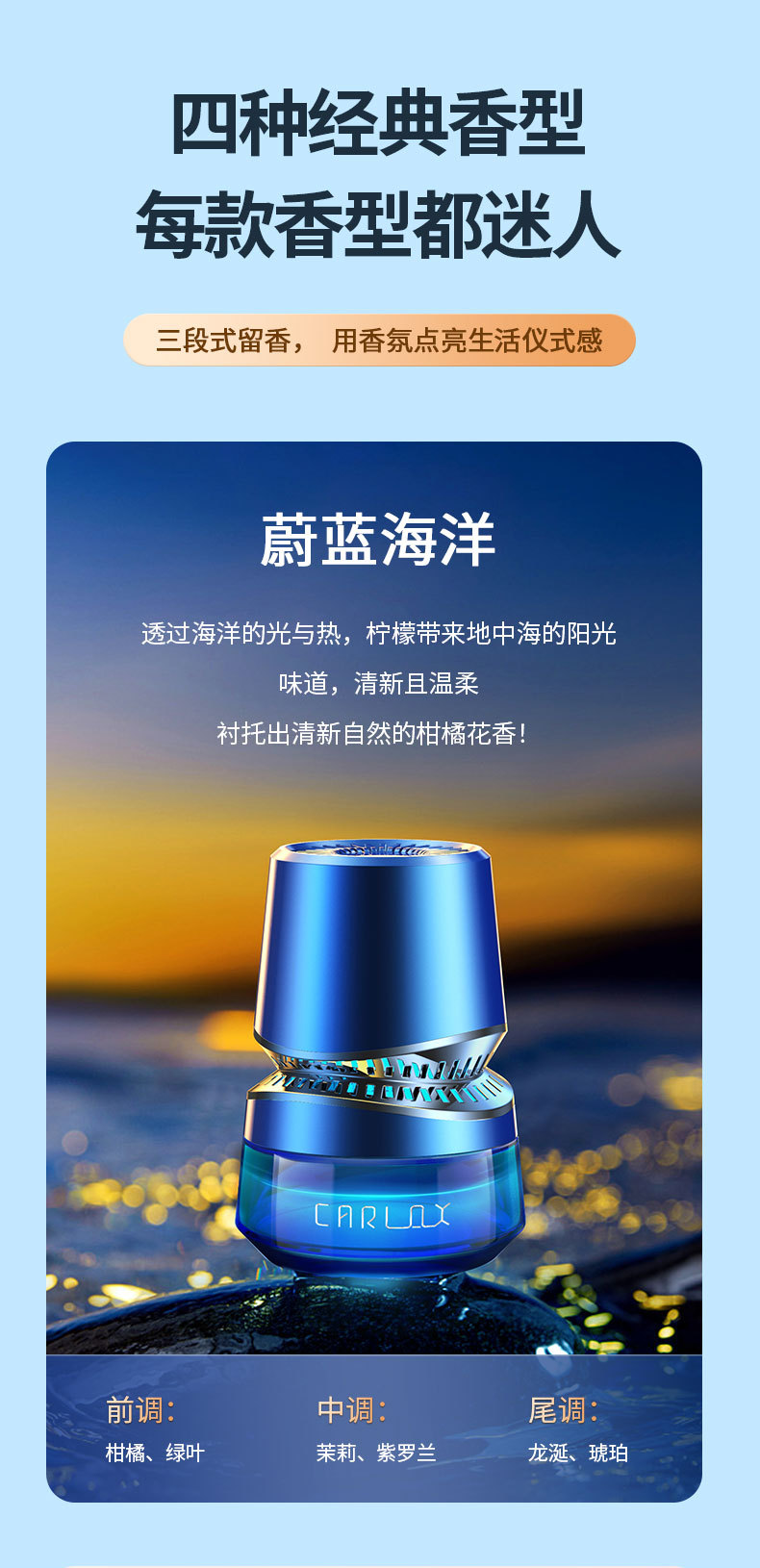 Car perfume spray decoration, high-end cup holder, aroma diffuser, car perfume atmosphere lamp, aroma diffuser, refreshing and deodorizing pic 14