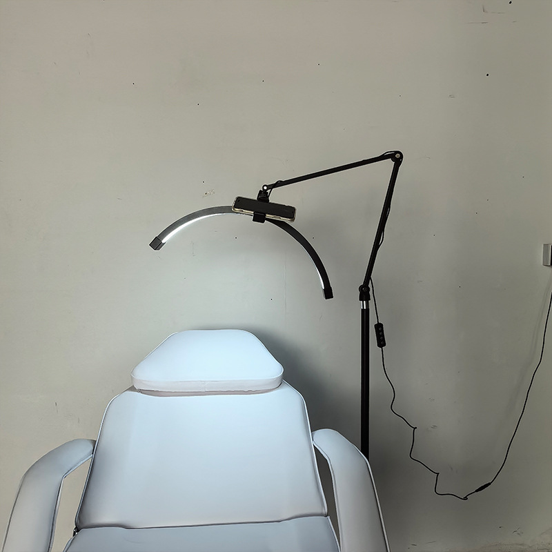 长臂美甲灯 美容院冷光纹绣灯桌面补光纹眉u型弧形 美容立式灯详情2