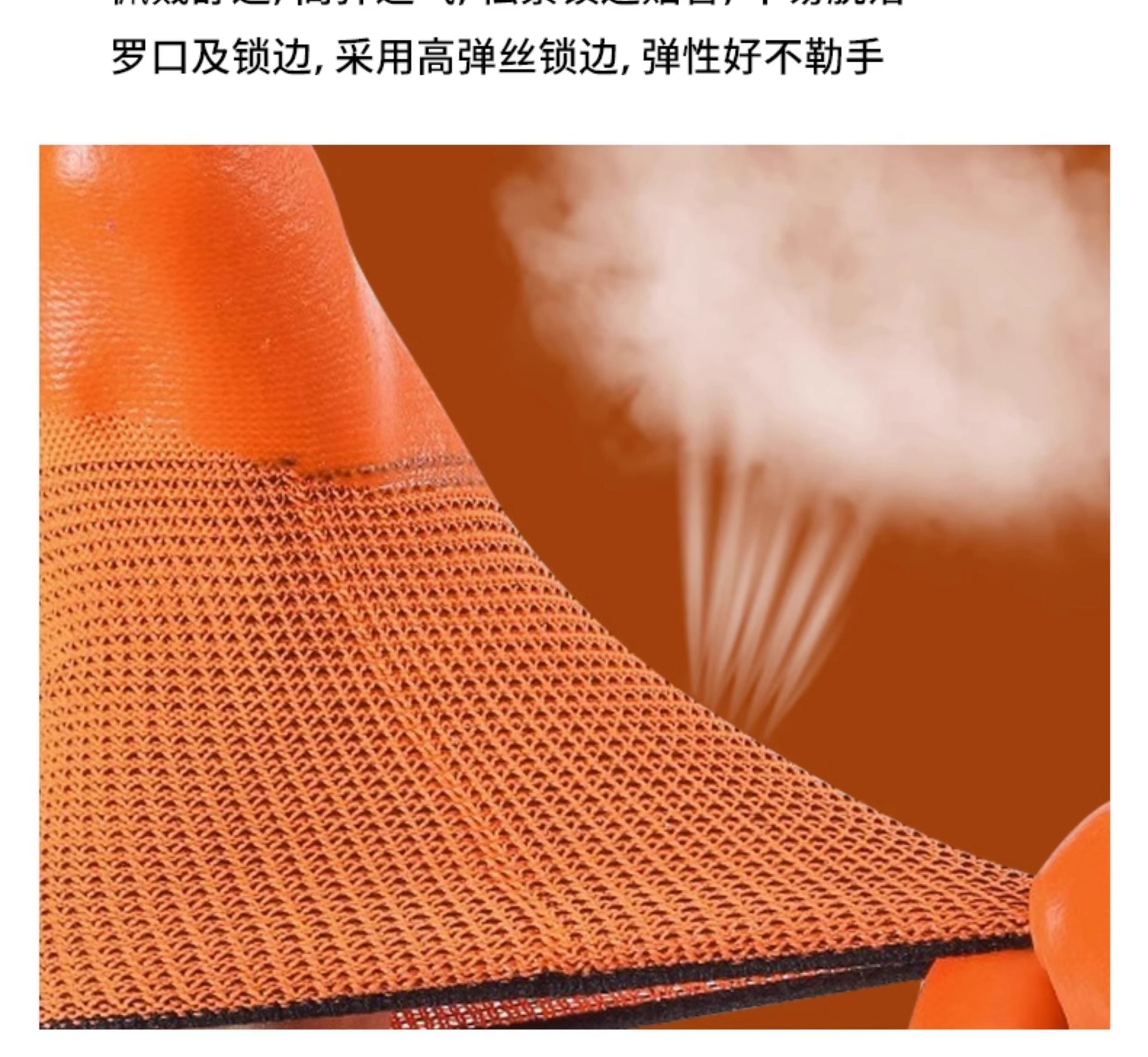 劳保手套耐磨防水耐油防滑浸胶工作工地干活pvc橡胶皮厚全胶手套详情18