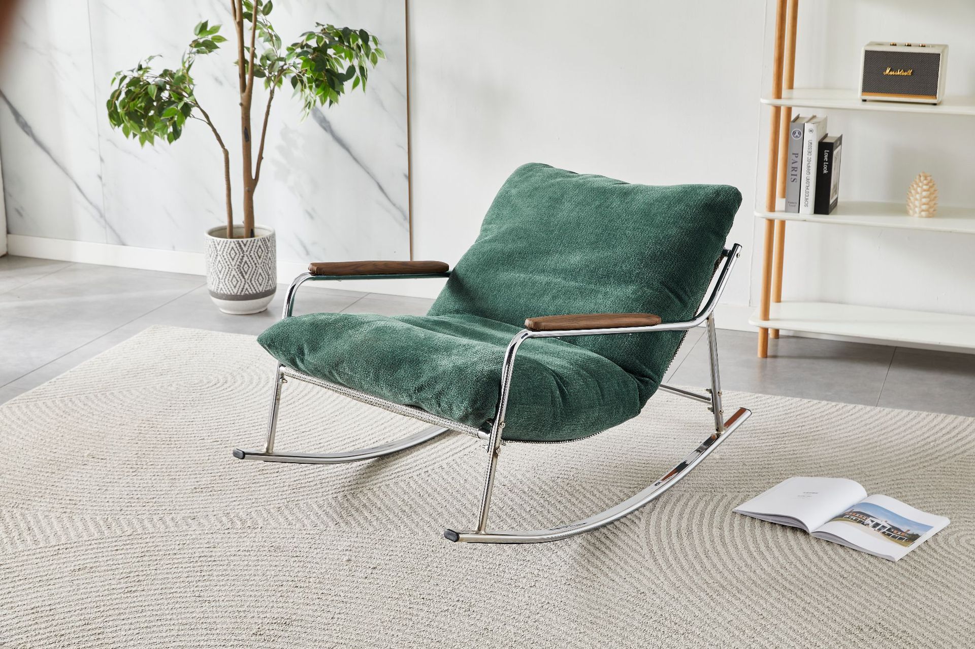 新款家用阳台休闲懒人摇摇椅可躺可坐客厅单人午休懒人沙发椅详情12