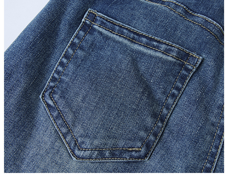 High-waisted stretch-tight jeans for women, new Spring and Autumn 2025, loose and plate-sized, slimming and height-increasing 9-inch straight wide-leg pants pic 21