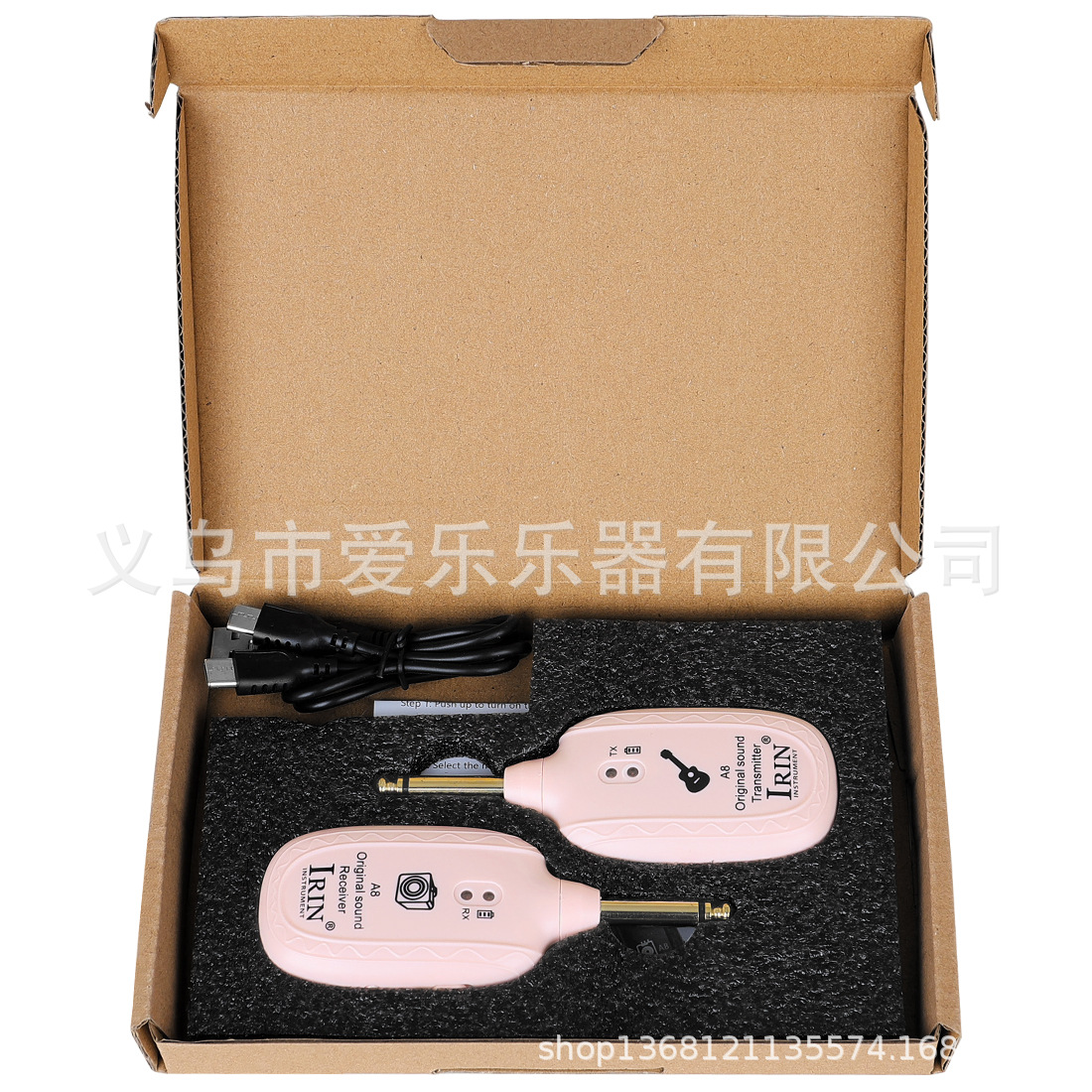 IRIN电吉他无线收发器电吹管乐器音频传输系统拾音器A8接收发射器详情4