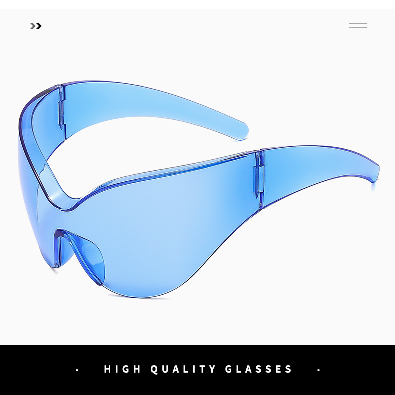 时髦高级感68193连体欧美小众个性墨镜男女时尚未来风韩版太阳镜详情3