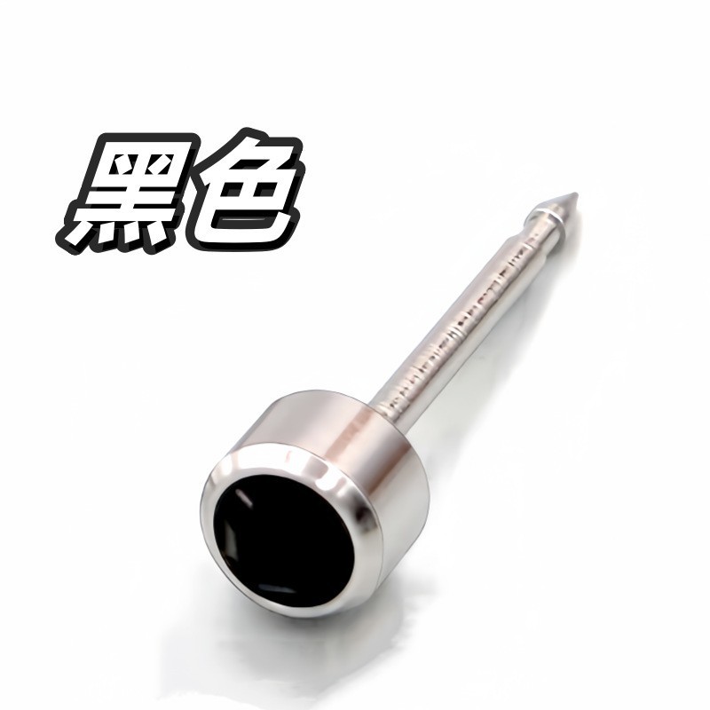 厂家直销跨境 时尚流行 各色锆石穿耳洞尖头穿耳眼打耳洞专用耳钉详情4