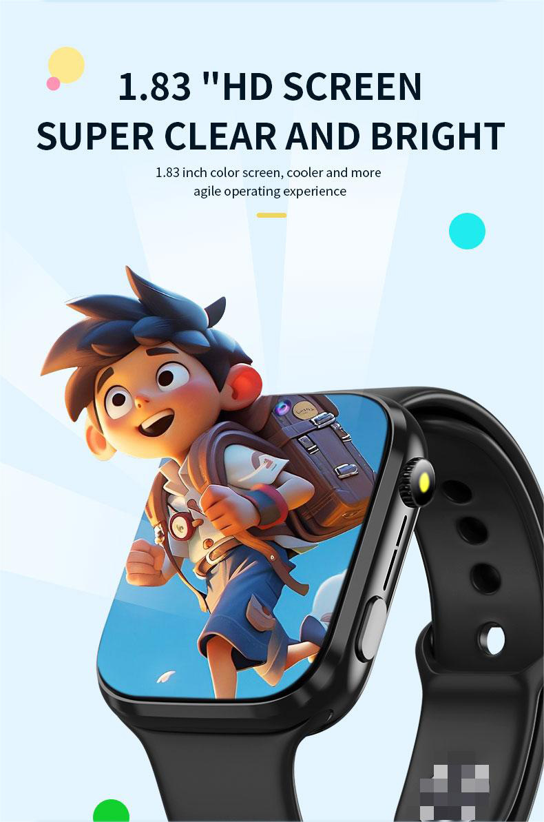 跨境热销儿童智能电话手表防水拍照视频聊天小孩定位可插卡5g学生详情13