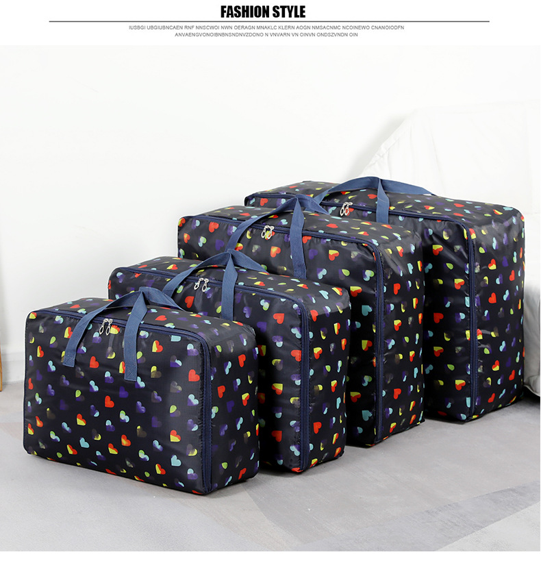 Oxford cloth clothing storage bags, large waterproof quilts, moving student hand luggage bags, home sorting and packing bags pic 17