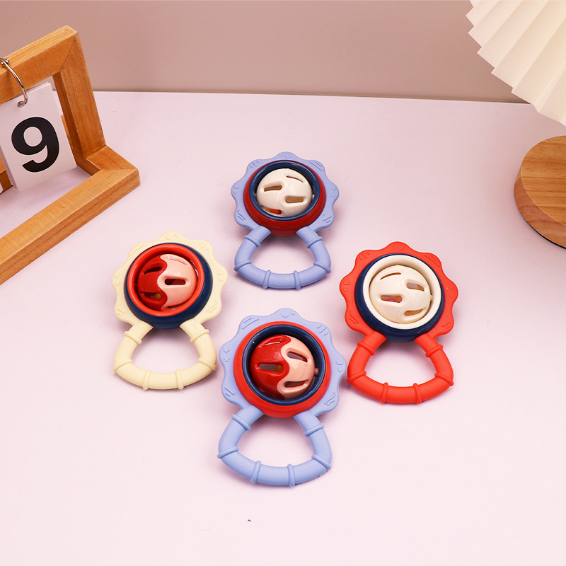 婴儿摇铃硅胶牙胶磨牙啃咬0-12个月宝宝早教抓握玩具趣玩磨牙棒详情4