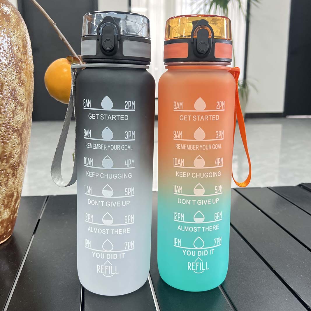 2024年新款渐变色大容量便携塑料水杯创意学生直饮杯男女运动杯子详情4