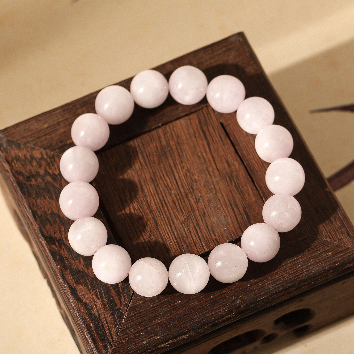 Natural púrpura litio hui un círculo de cristal cadena de mano suave estilo nacional mujer pulsera comercio electrónico fuente de suministro directo de la fábrica pic 5