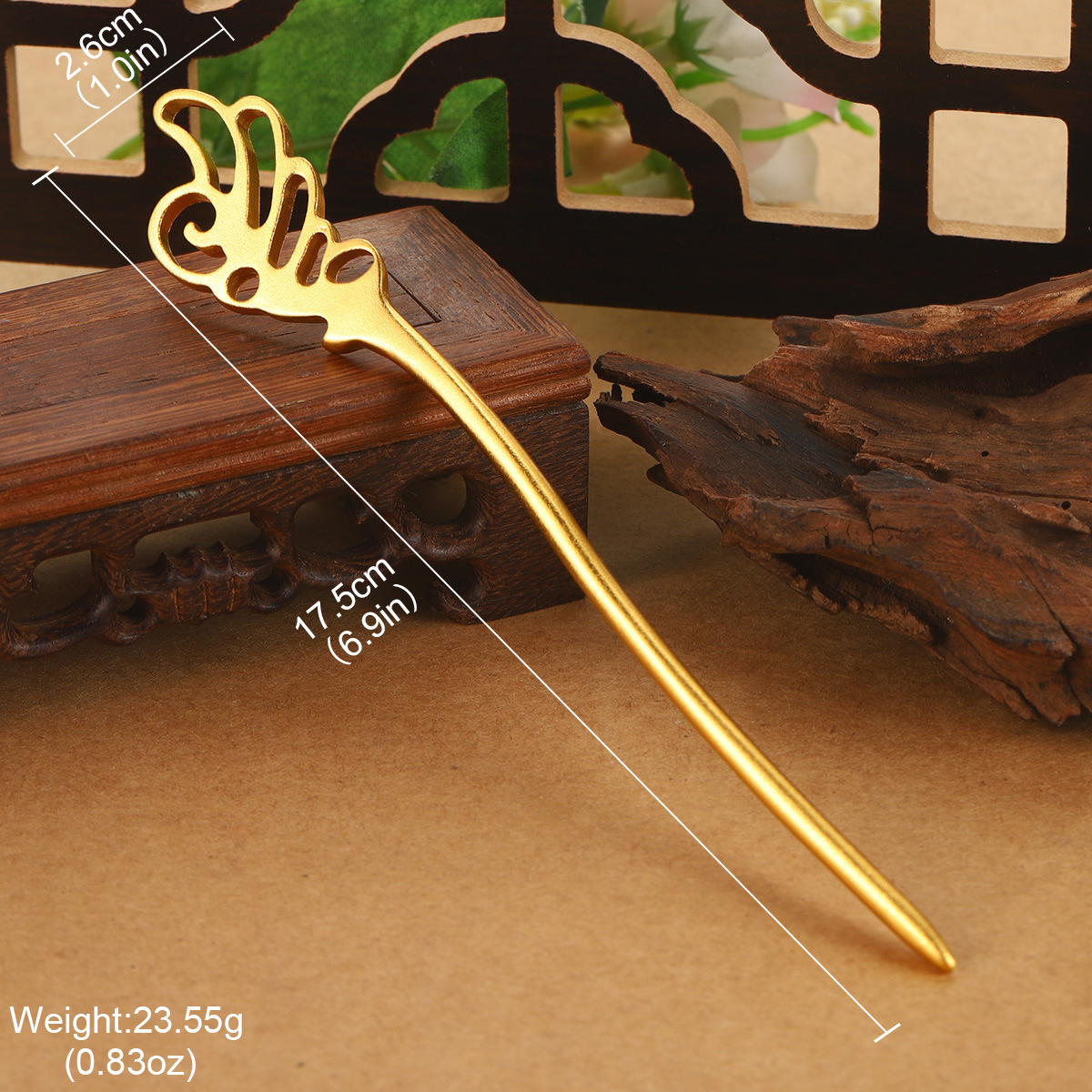 New Chinese-style hollowed-out flower and auspicious cloud hairpins, retro headwear accessories, Hanfu and cheongsam versatile hairpins, courtly ancient style ladies pic 38