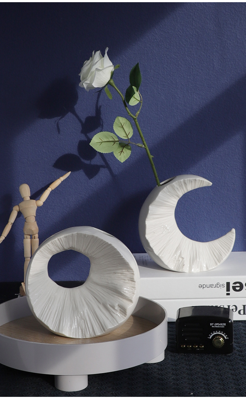 2025 nordico ins viento artesanía creativa genguan suyaki sala de estar sentido superior luz decoraciones de lujo jarrón de cerámica pic 15