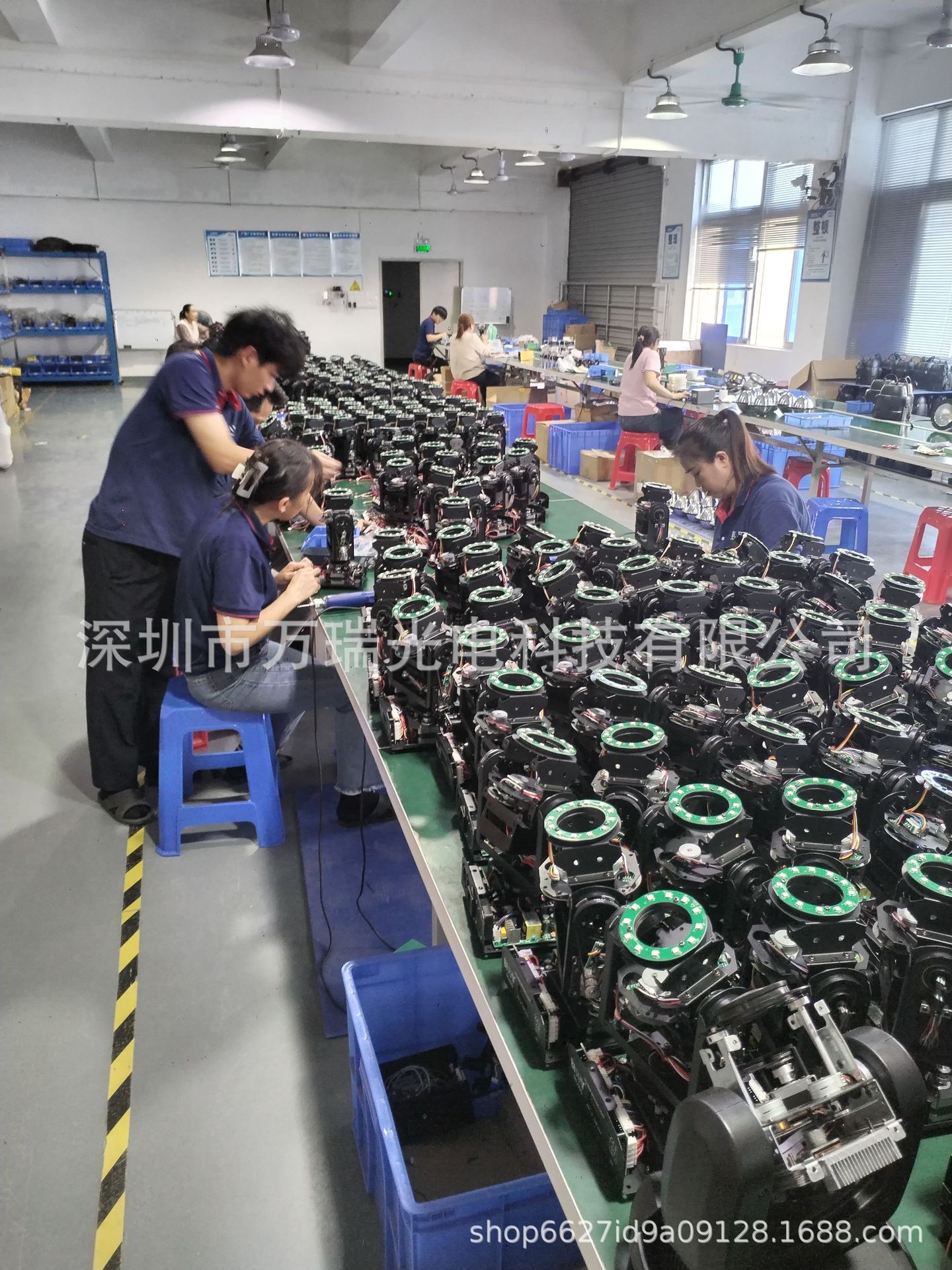 摇头光束激光灯双头小壁虎LED舞台频闪无极旋转KTV酒吧蹦迪图案详情14