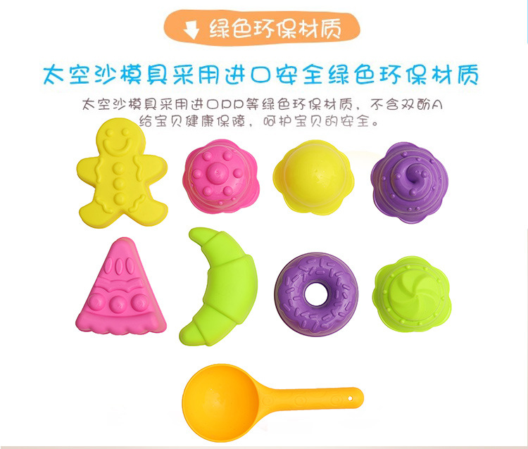 跨境动力玩沙戏水玩具过家家益智沙滩玩具甜筒点心套餐厂家批发详情10