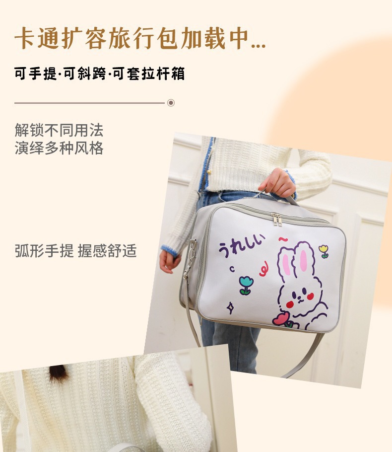 学生行李箱附加包收纳袋整理包出门便携可套拉杆化妆包衣物旅行包详情11