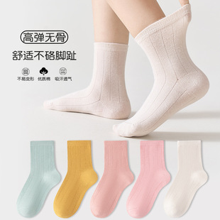 新款儿童A类卡通棉袜宝宝冬季中筒袜男童女童透气无骨袜春秋童袜详情7