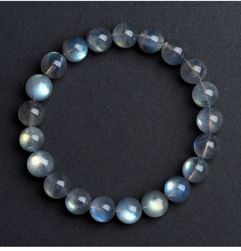 Jiuya Crystal 7a Grade Natural grey Moonstone loose beads Feldspar semi-finished DIY jewelry bead wholesale pic 25