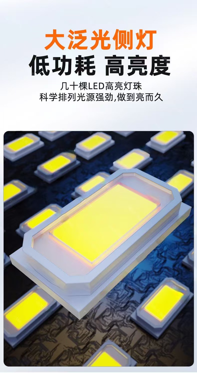 新款多功能户外手提灯应急照明灯太阳能充电帐篷灯露营手电筒详情4