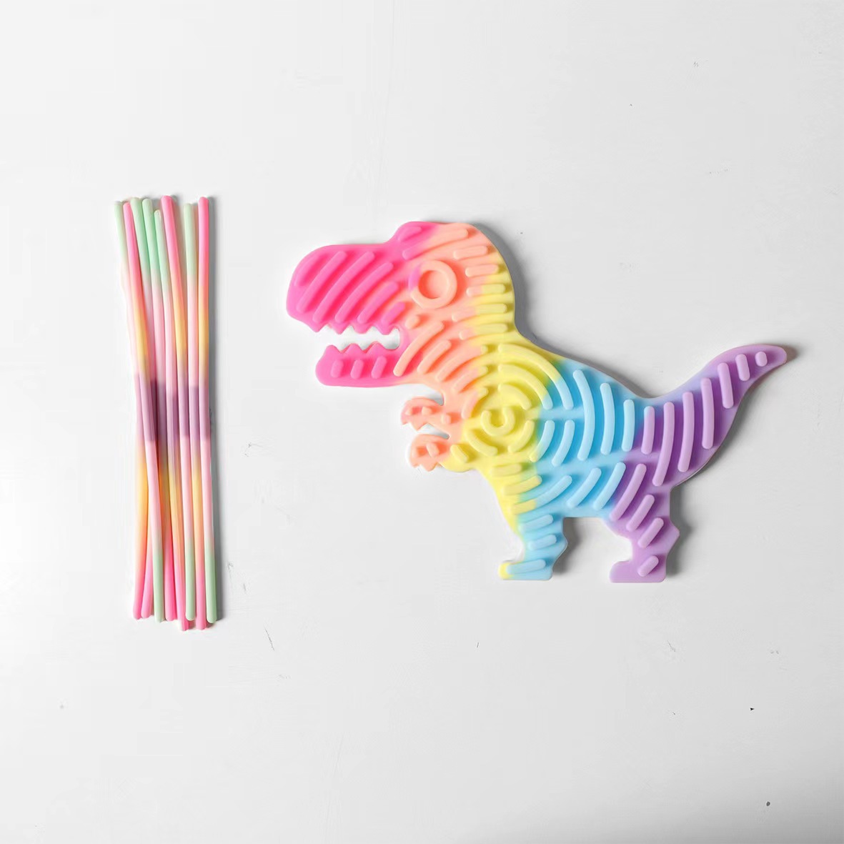 新款硅胶感官活动板益智玩具食品不含BPA工厂直发感统训练器材儿童早教启智详情20