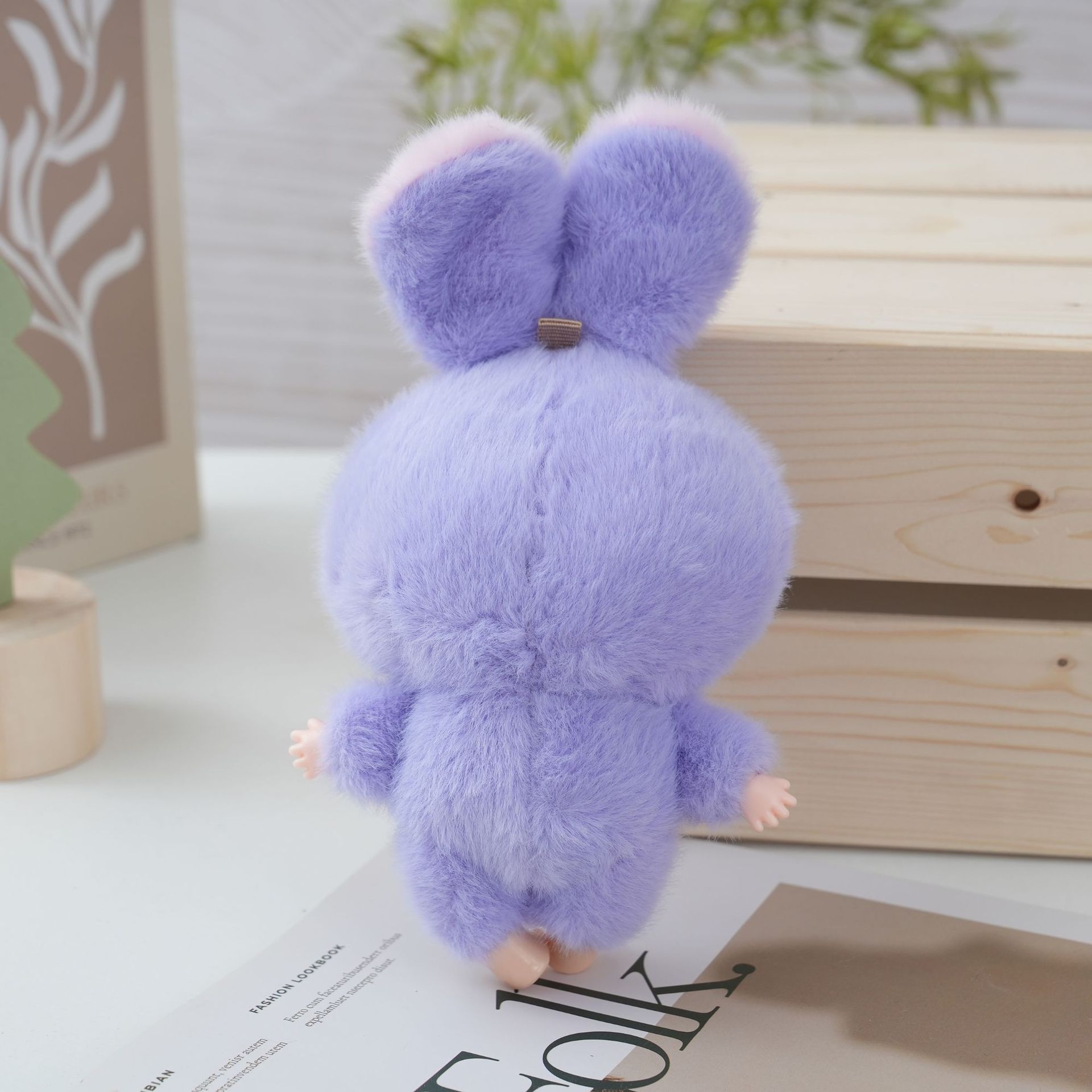 新款搪胶脸娃三岁小小兔毛绒玩具挂件可爱儿童礼物娃娃公仔玩偶详情19