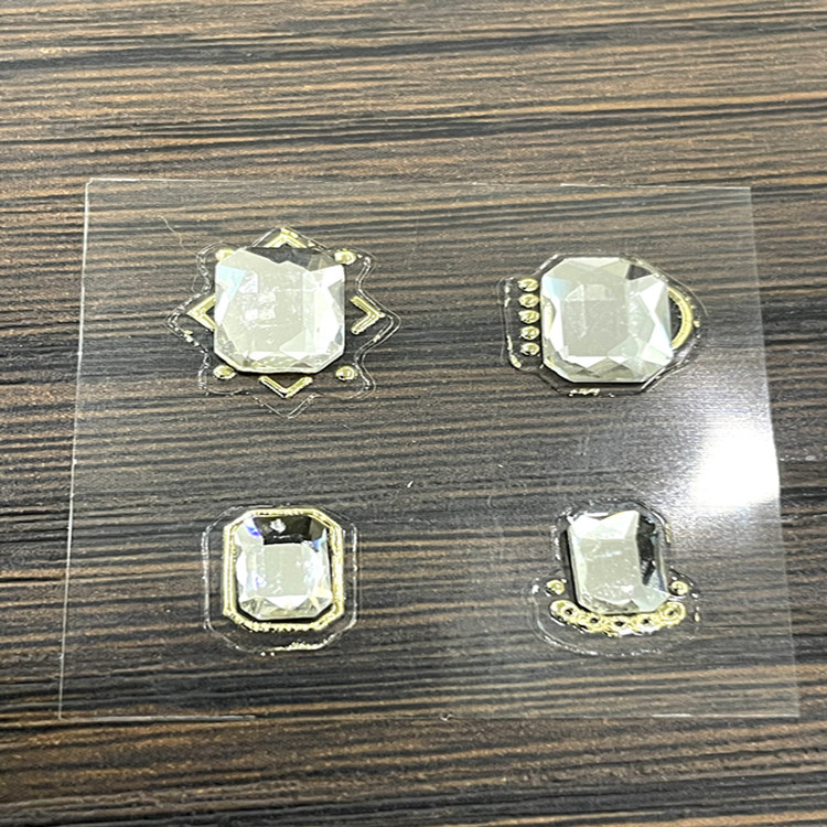 新款异形水钻美甲饰品平底透明玻璃钻自粘美甲贴美甲装饰品详情14