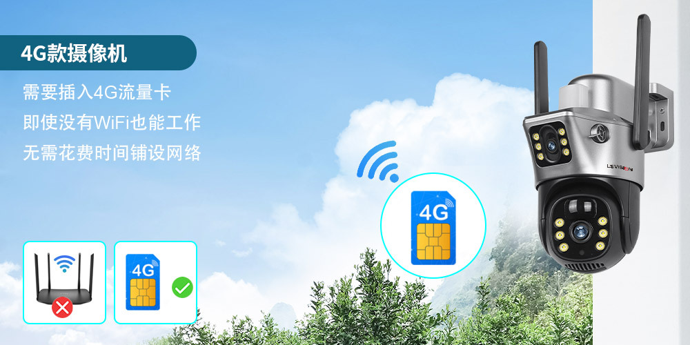 V380 dual-screen solar-powered camera outdoor ball snatching linkage monitoring 360-degree WiFi home monitoring camera pic 13