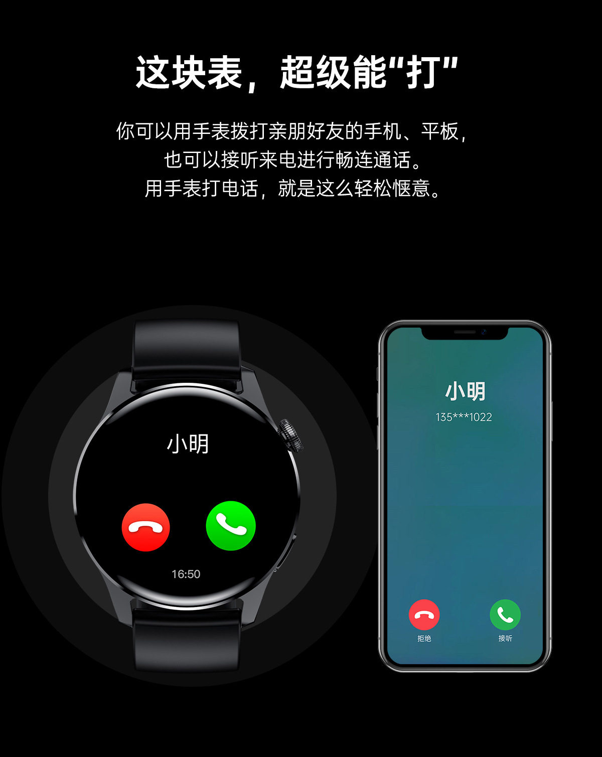 适用于watch3pro智能手表蓝牙通话NFC门禁售后换新运动智能手表详情5