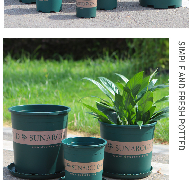 长盛工厂直发塑料花盆批发阳台绿萝盆栽草莓月季特大号加厚加仑盆详情24