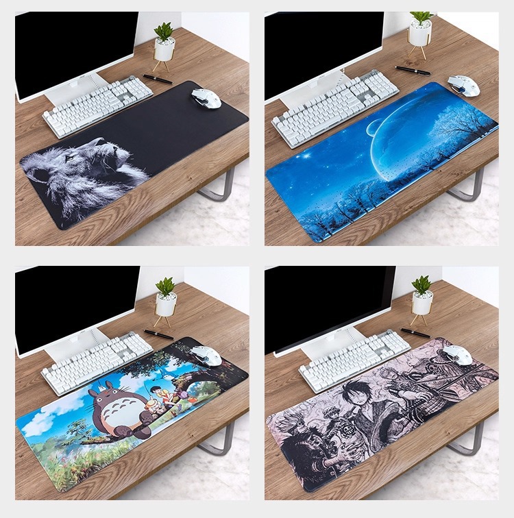Guangfengyuan Large Mouse pad with office shortcut keys, large and long gaming and e-sports desk mat, National trend creative thickened version pic 13