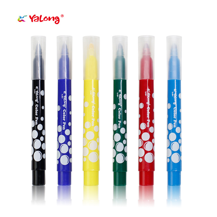 Yalong Cross-border Watercolor Pens 6-color professional and affordable watercolor pens pic 3
