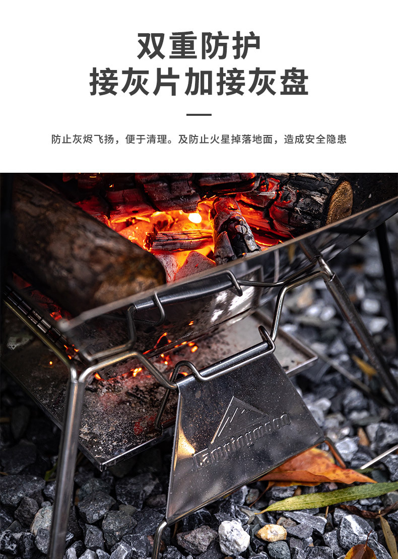 柯曼MT-3大号折叠便携不锈钢烤肉炉烧烤架BBQ烤箱烤网烧烤炉露营详情9