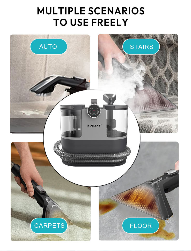 SOKANY13056 Foreign trade fabric cleaning machine, strong suction carpet cleaning machine, 1.6L2000W wired vacuum cleaner pic 6