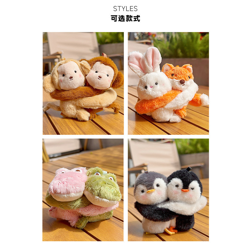 Best friend style puppy plush keychain schoolbag pendant pic 7