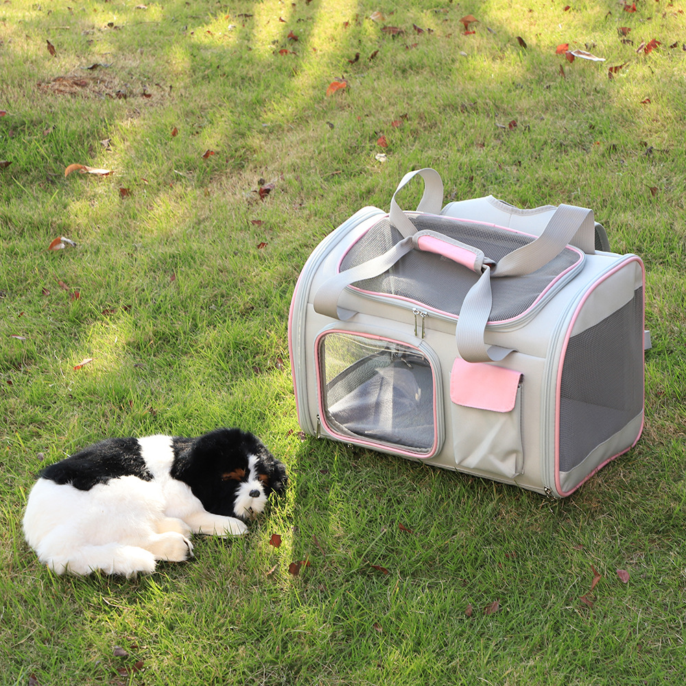 Rongka Pet Cross-border Cat Bag, Breathable Pet Backpack, Cat and Dog Pet Bag, Breathable Hand-held Pet Travel Bag pic 6